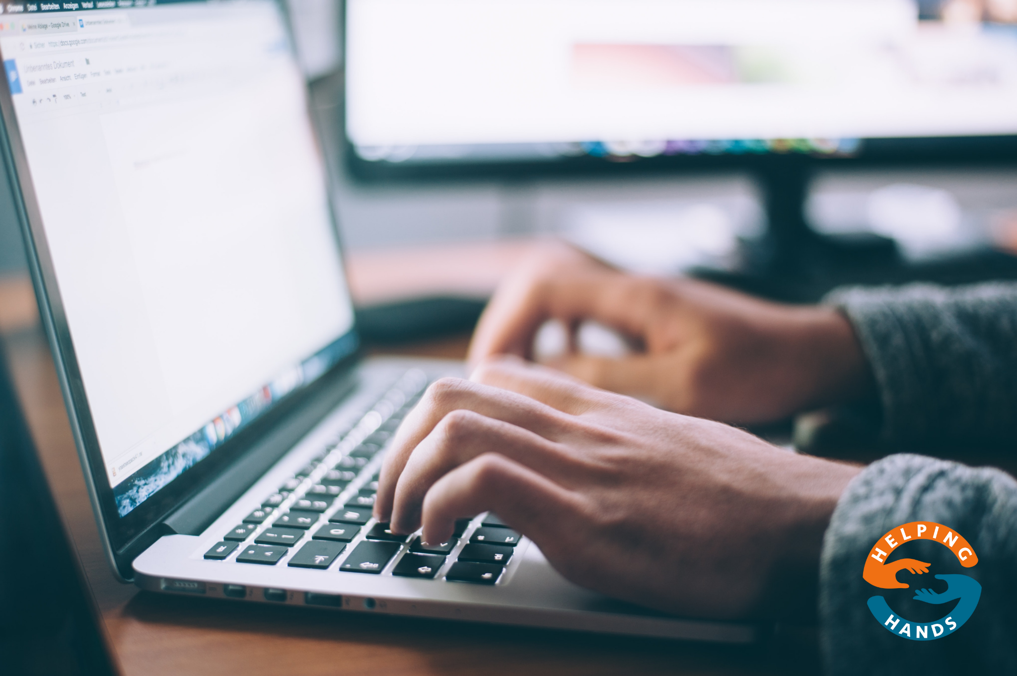 laptop being used to search